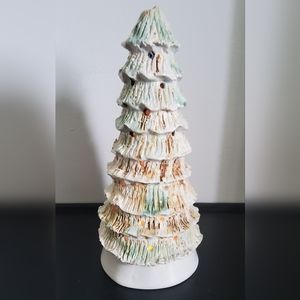 Ceramic Christmas Tree Candle Holder